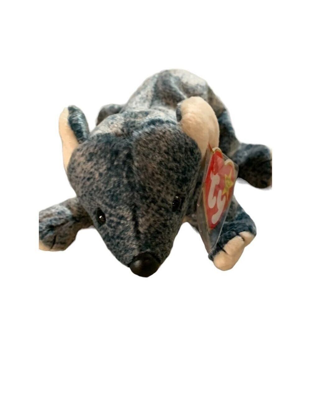 TY Beanie Babies Eucalyptus Koala Plush Bear Toy, Gray error tag